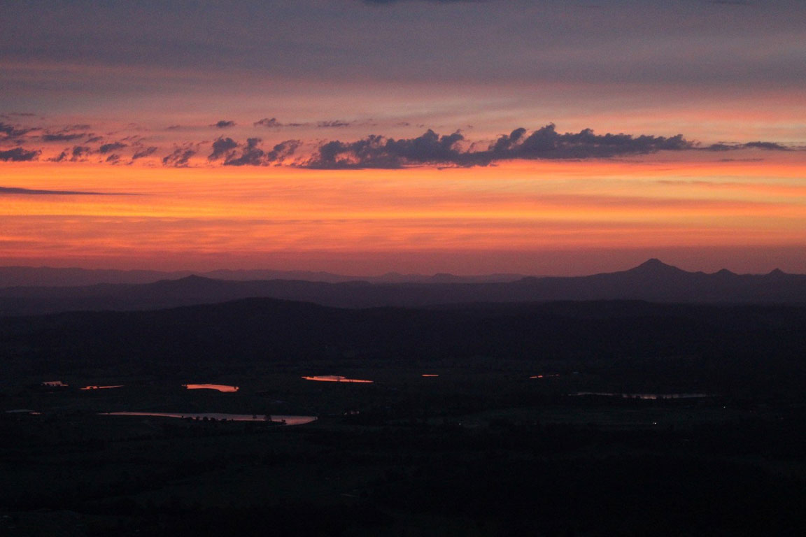 Gorgeous Mt Tamborine sunset