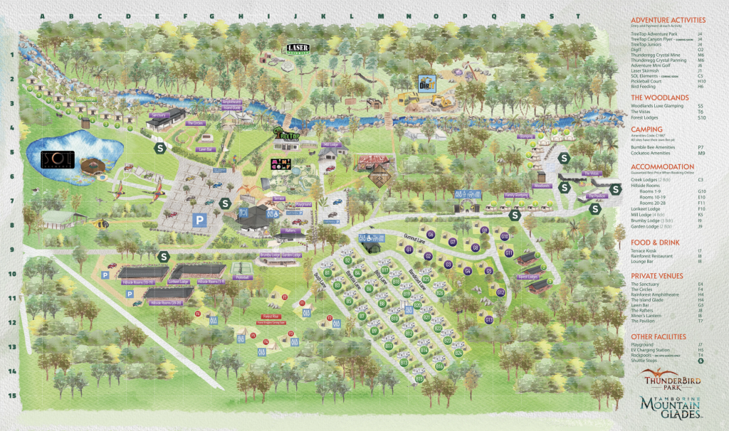 Thunderbird Park Map