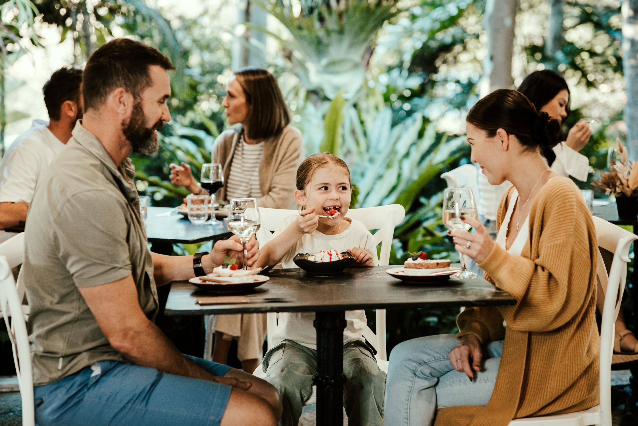Dining in the rainforest